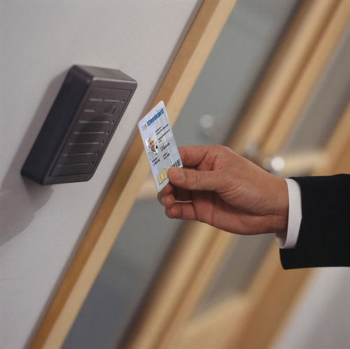 access control swipe card for security