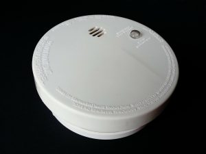 A picture of a fire alarm