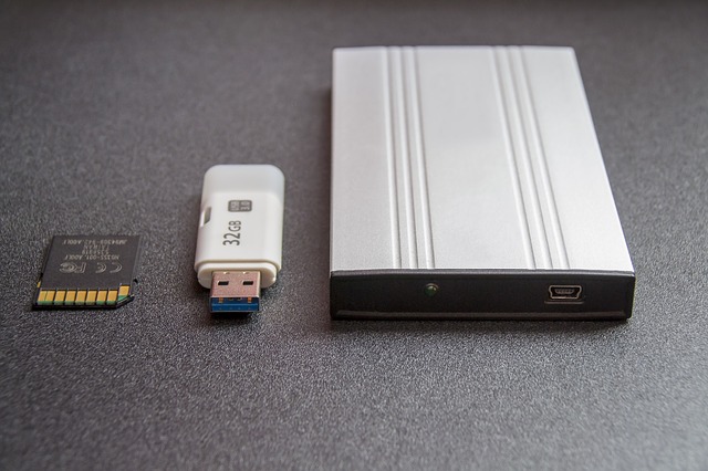 A picture of external hard drive