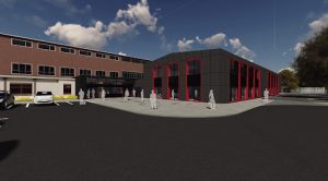 CGI image of new school